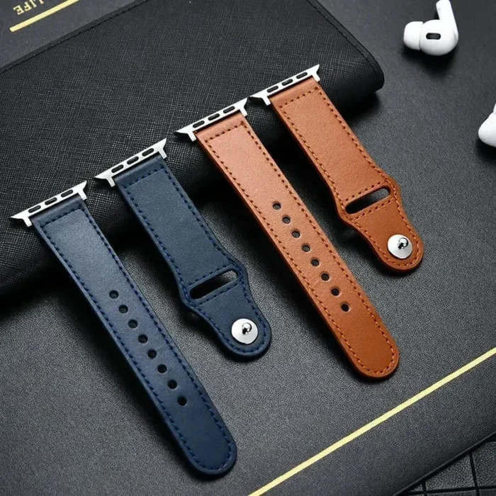 Leather Strap For Apple Watch - Image 3