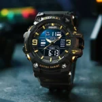 LED Light Alarm Clock Dual Time Display Watch - Image 4