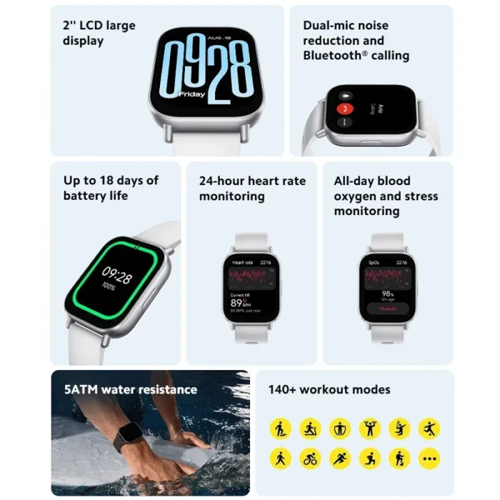 Global Version Xiaomi Redmi Smartwatch - Image 3